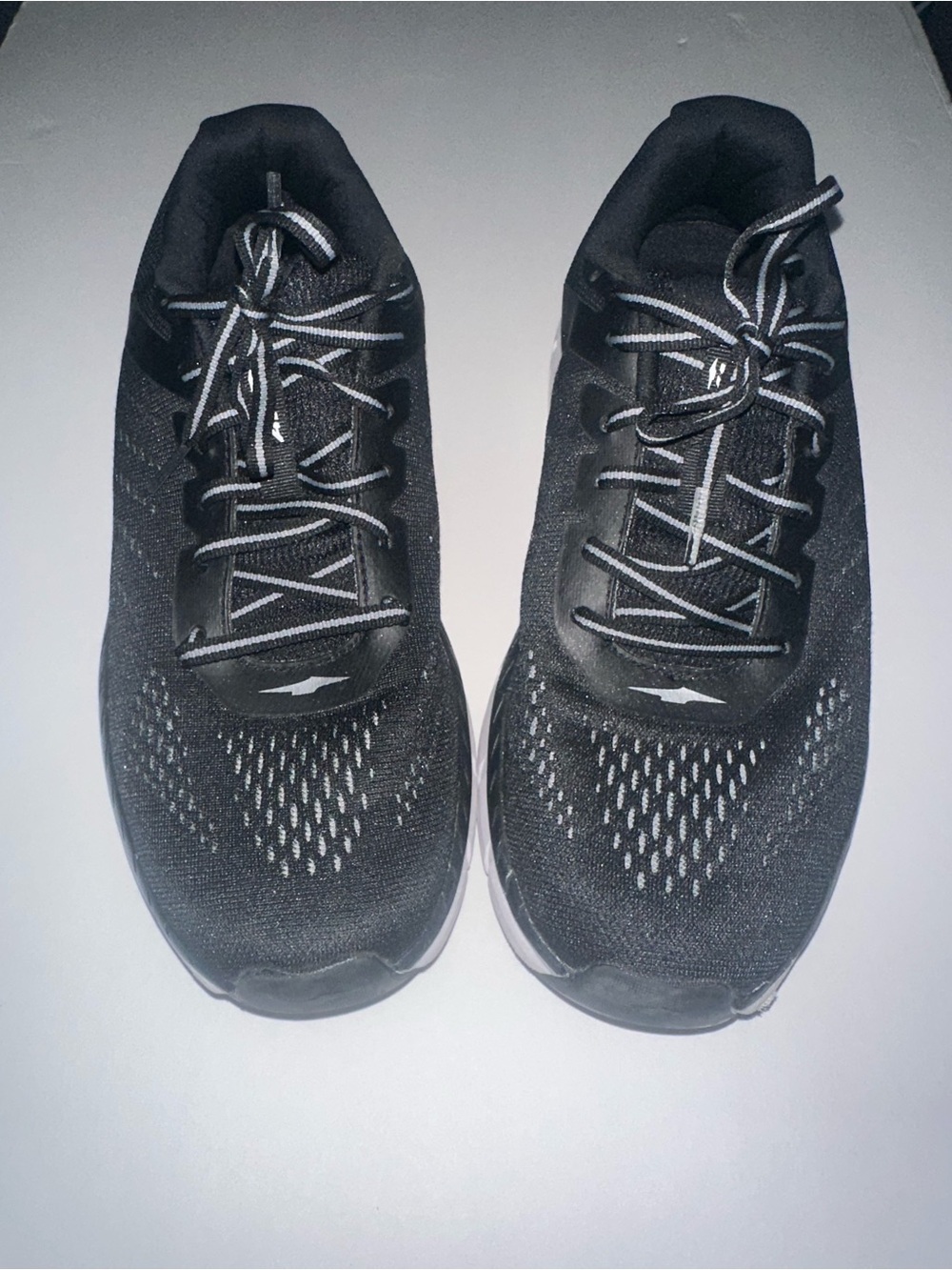 Avia Men’s Black Athletic Running Sneakers with Reflective Accents